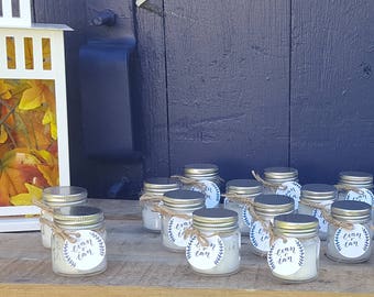 2 oz Mason jar Candles *Great Wedding Favors!! Perfect Size! We have 5 available!