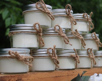 Wedding Candle Favors | 95 – 4 oz Mason Jar Candles | Mason Jar Candles | Bulk Candles | Shower Favors