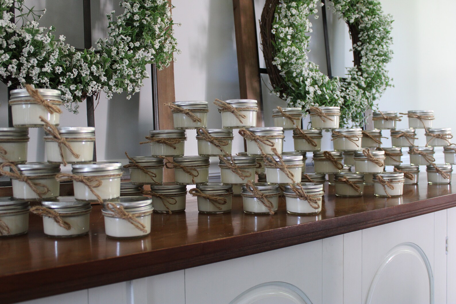 Wedding Candle Favors 140 4 Oz Mason Jar Candles Mason - Etsy