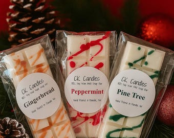 Soy Wax Melt Snap Bar: Fall & Holiday Scents