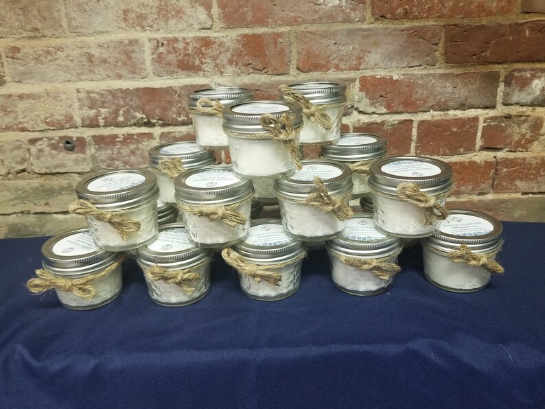 Candle Favors SIX 4 Ounce Candles Wedding Favors Bulk Etsy