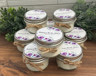 Wedding Candle Favors | 150 – 4 oz Mason Jar Candles | Mason Jar Candles | Bulk Candles | Shower Favors