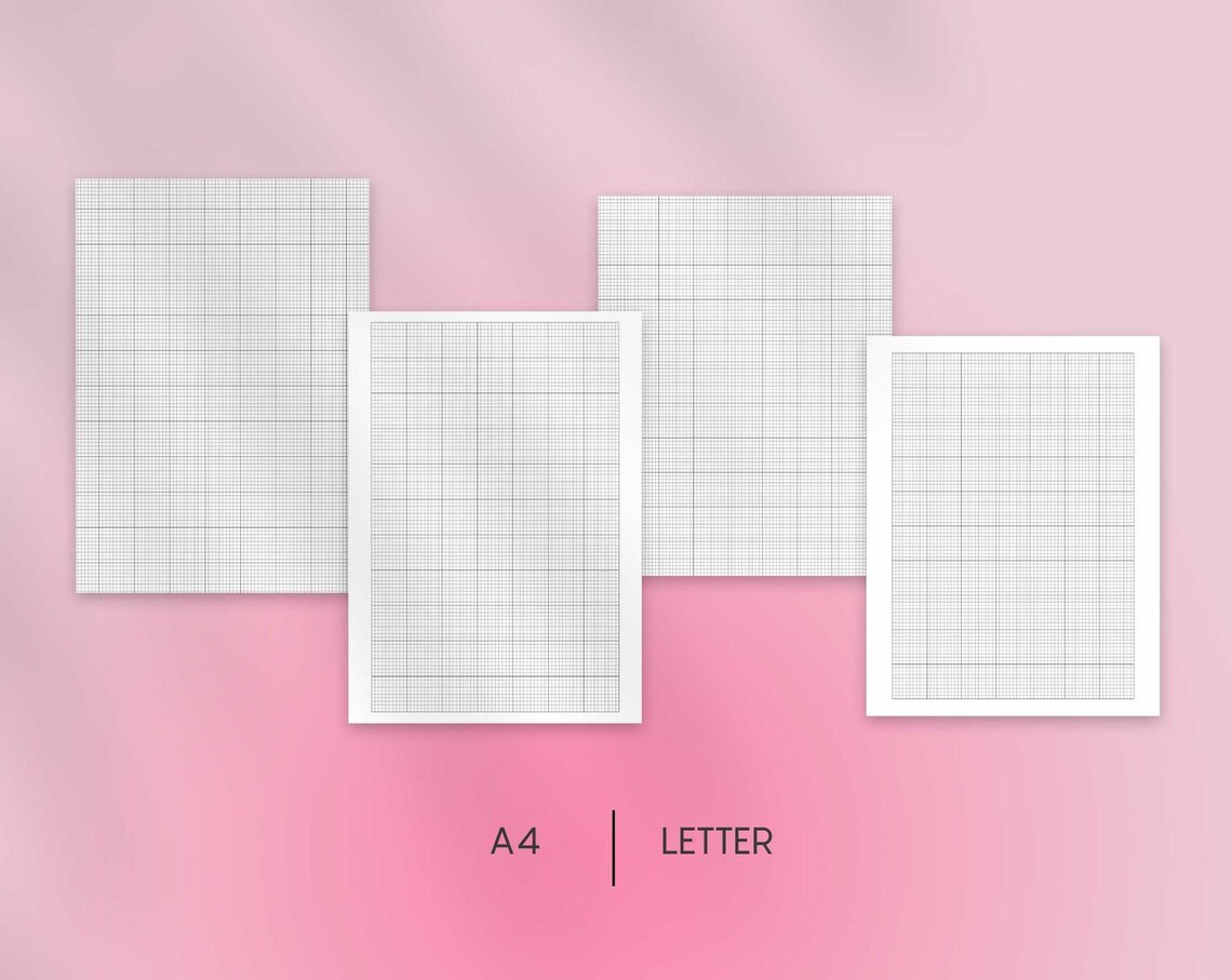 Grid Graph Paper Printable 10x10 Digital Download - Etsy