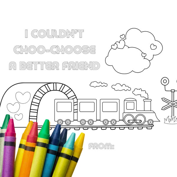 Train Valentine - Etsy