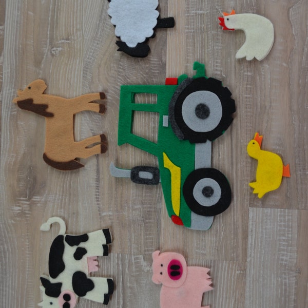 Farm Animal Magnets Set of 7 - Going Out of Business Sale