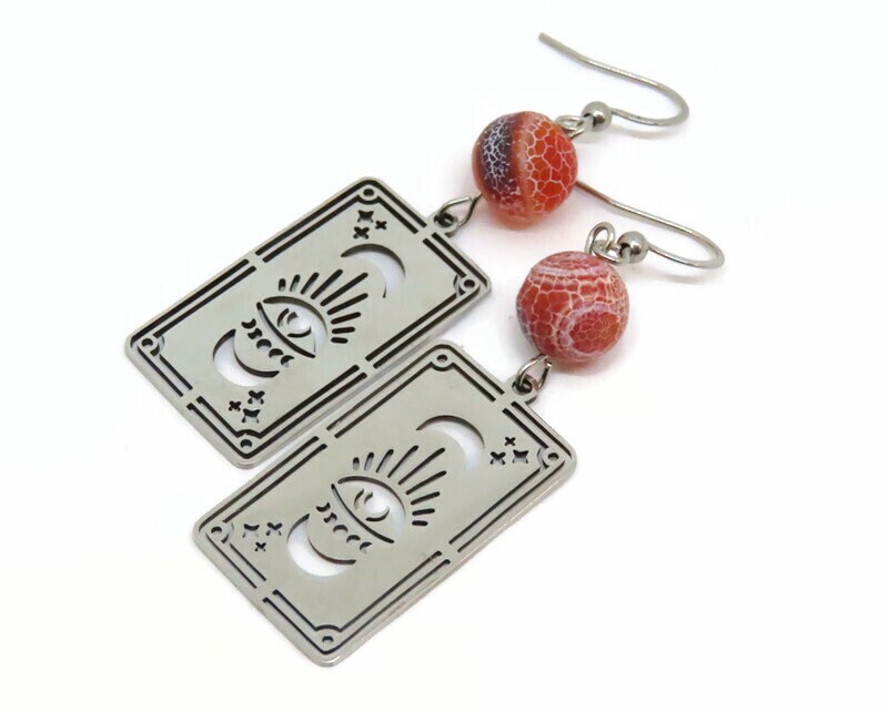 Tarot Eyes Earrings
