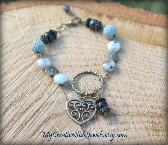 etsy lava rock bracelet