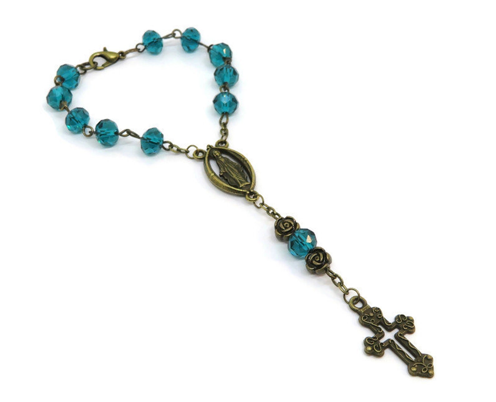 Car Travel Rosary Auto Rosary Rear View Mirror Ornament One - Etsy