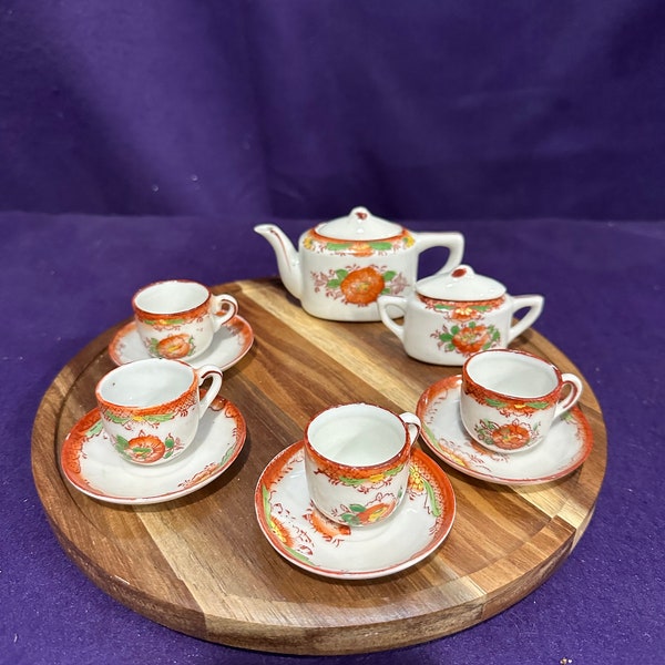 Vintage Childrens Tea Set Made in Japan Etsy