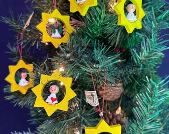 Christian Ulbricht Erzgebirge Adorno navideño - Ángeles celestes estrella