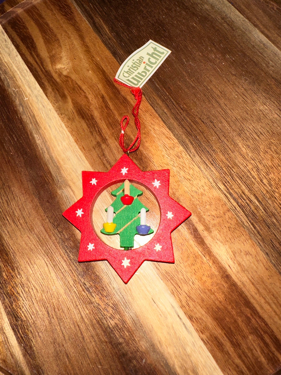 Christian Ulbricht Ornament - White Tree with Snowman main image 0