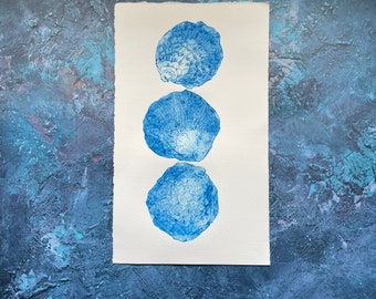 Oyster intaglio print