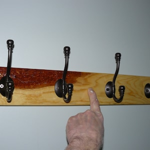 Rustic Pine Coat Hanger