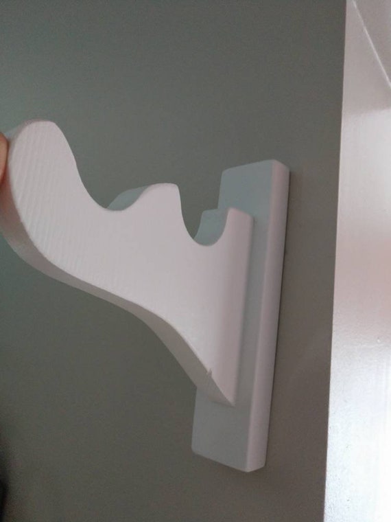 Double Rod Curtain Rod Brackets Etsy
