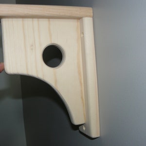 Curtain Rod Shelf Brackets