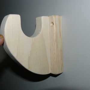 Small 1 1/2 inch  Rod Holder with Niche