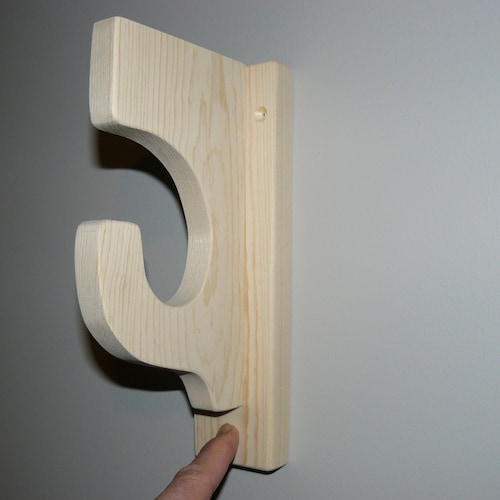 Decorative Shelf Brackets With Rod Support Etsy