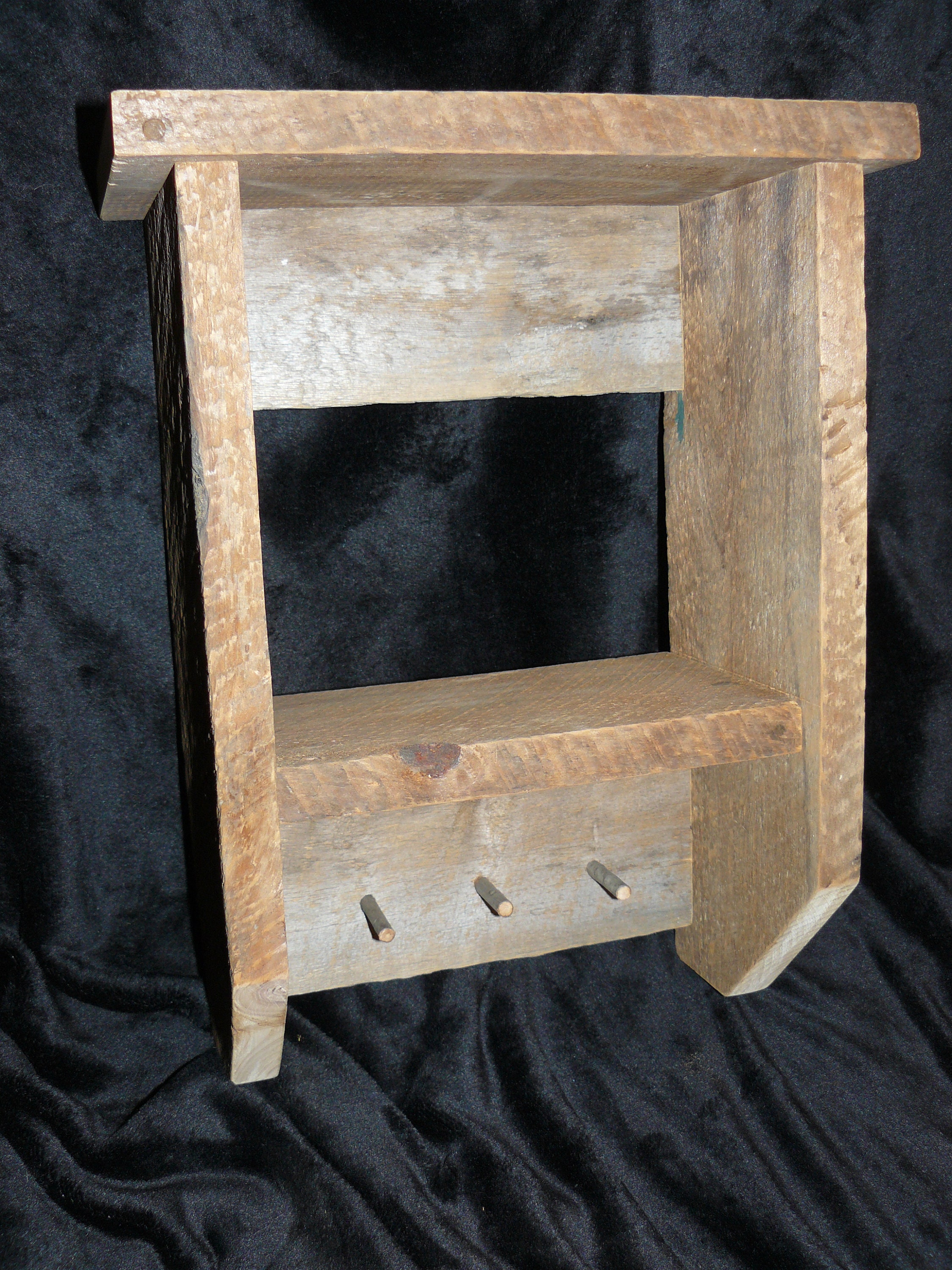 Rustic Display Shelf Etsy