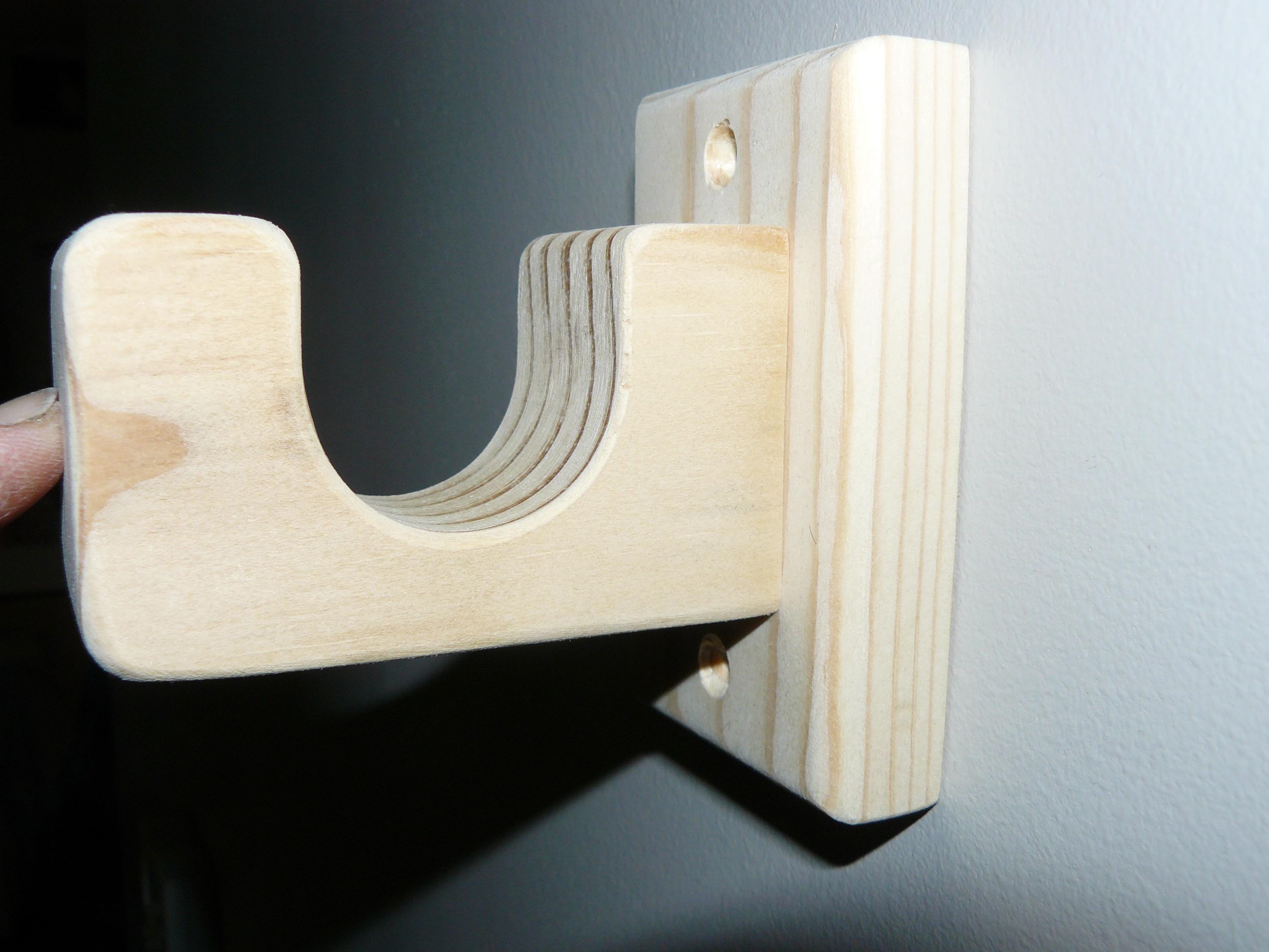 Heavy Duty Wood Curtain Rod Brackets - Etsy