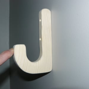J Hook Wood Curtain Rod Brackets