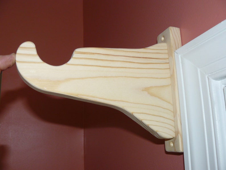 Extended Curtain Rod Brackets Etsy