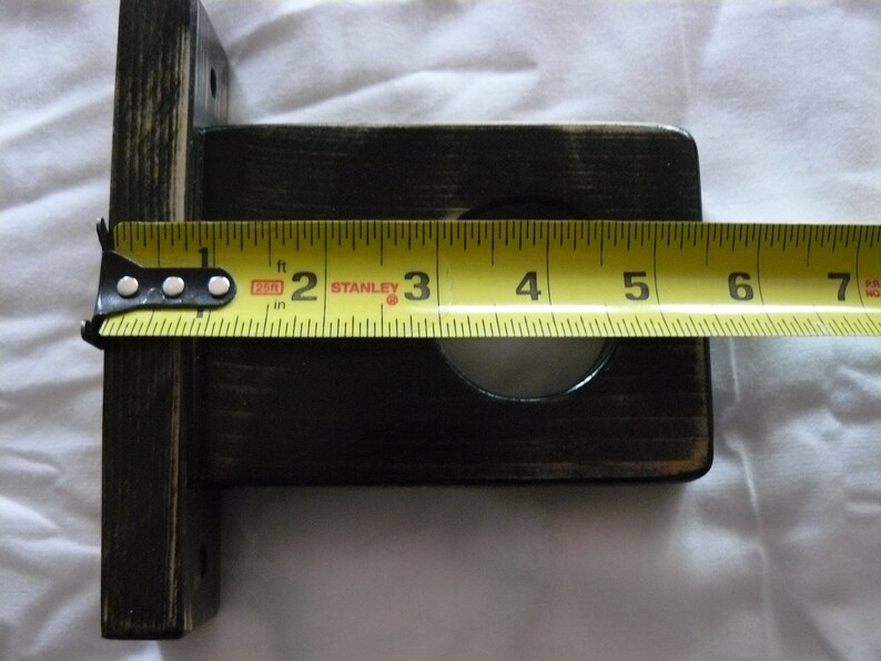 Distress Ebony Stained Wood Brackets - Etsy