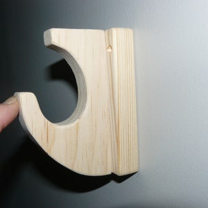 Small 1 1/2 inch Front Niche Rod Holder