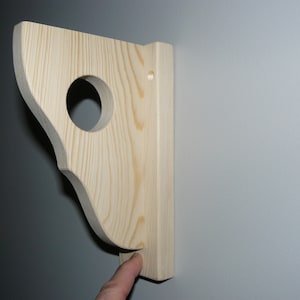 Decorative Wall Brackets with Rod Holder