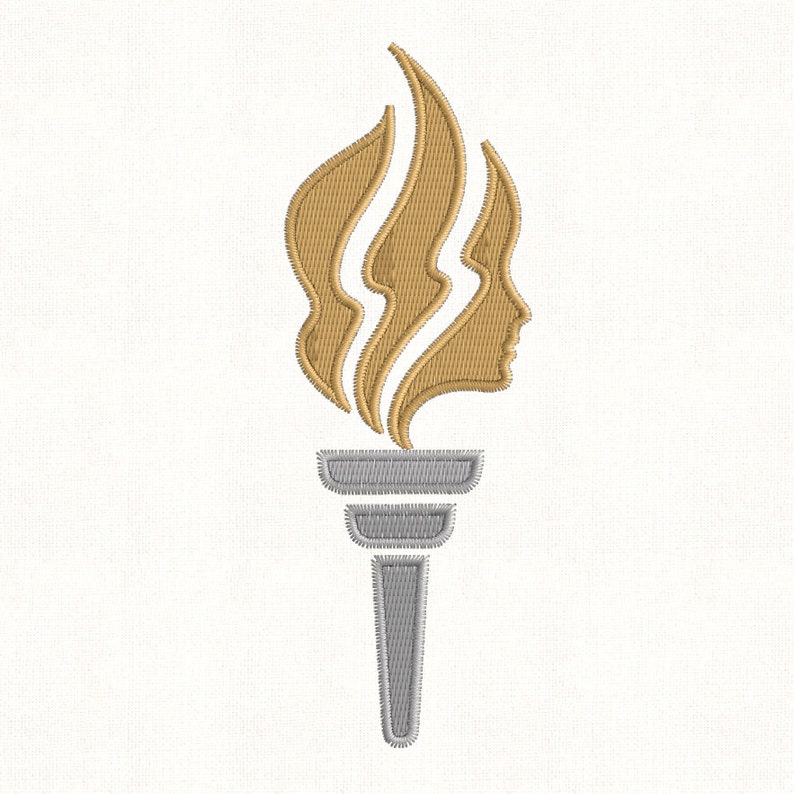 Machine Embroidery Design LDS Young Women Torch digital | Etsy