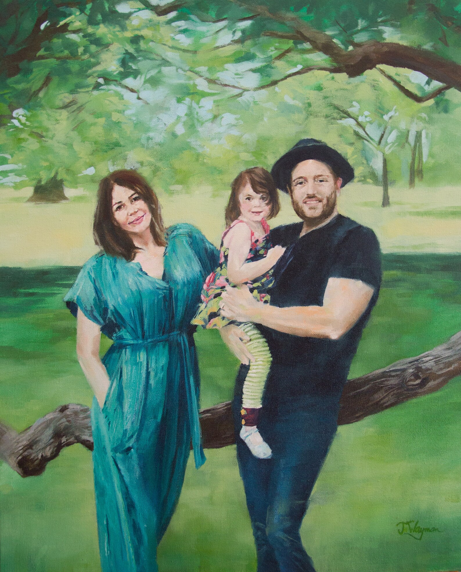 Custom Oil Painting 8x10 on Gallery Wrapped Canvas Etsy