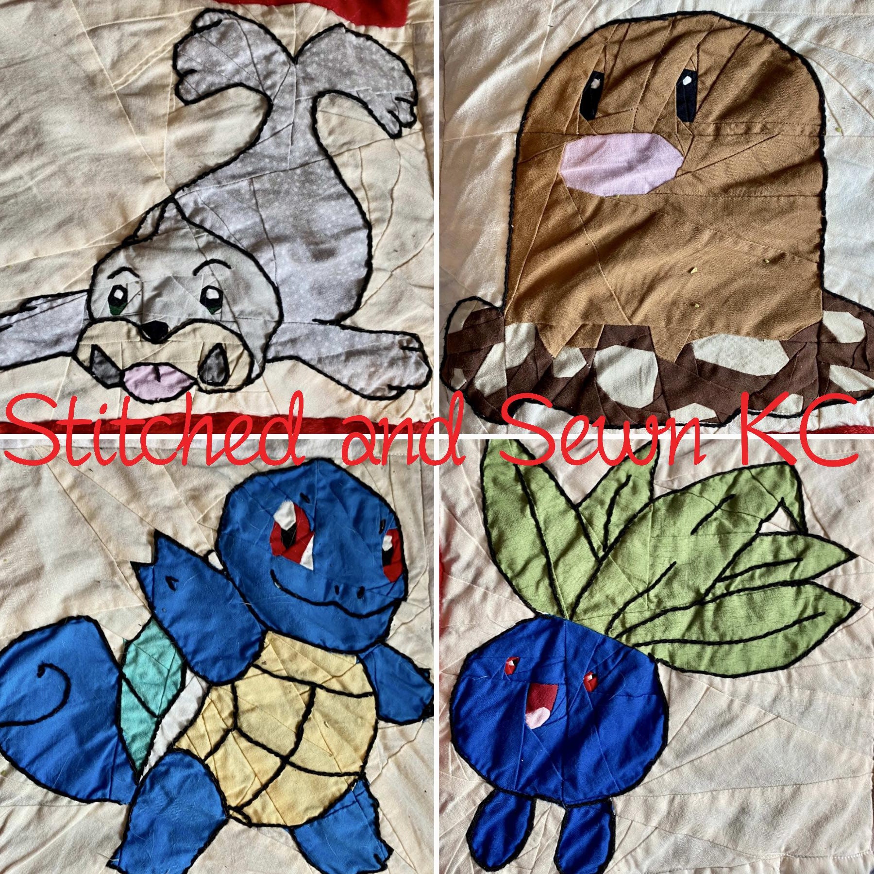 Pokemon Quilt Pokemon Room Boy Room Pokemon Blanket Etsy