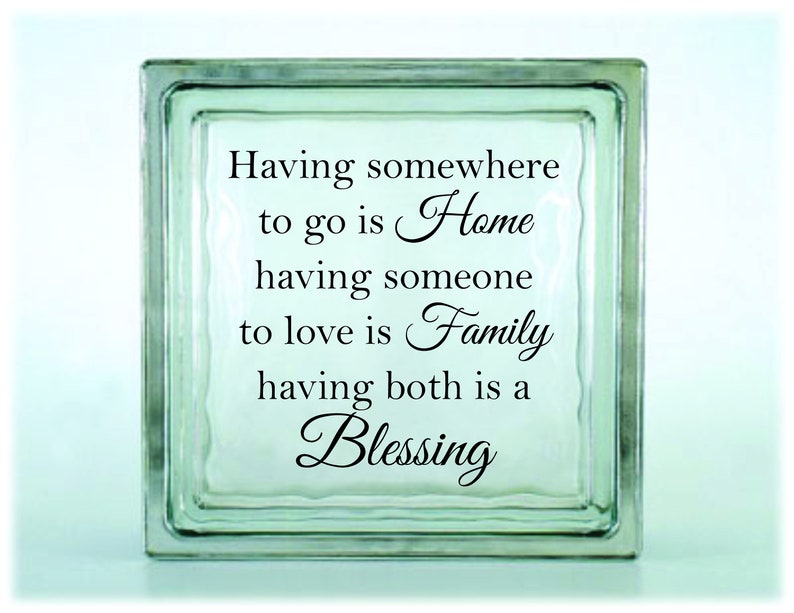 Having somewhere to go is Home... Quote Wall Decor Vinyl Decal Etsy