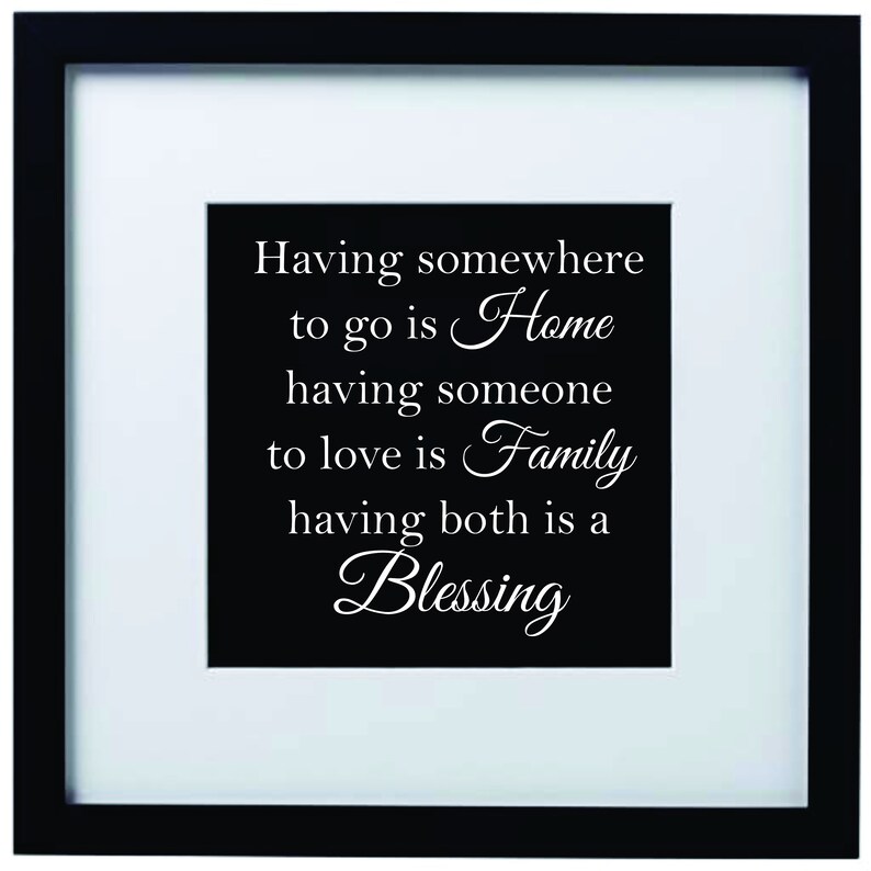 Having Somewhere to Go is Home... Quote Wall Decor Vinyl Decal Etsy
