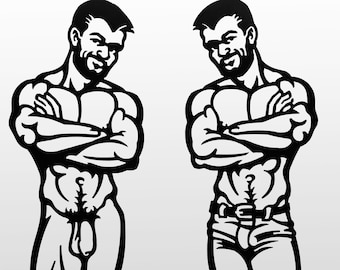 Nude Male Twins - Etsy Canada