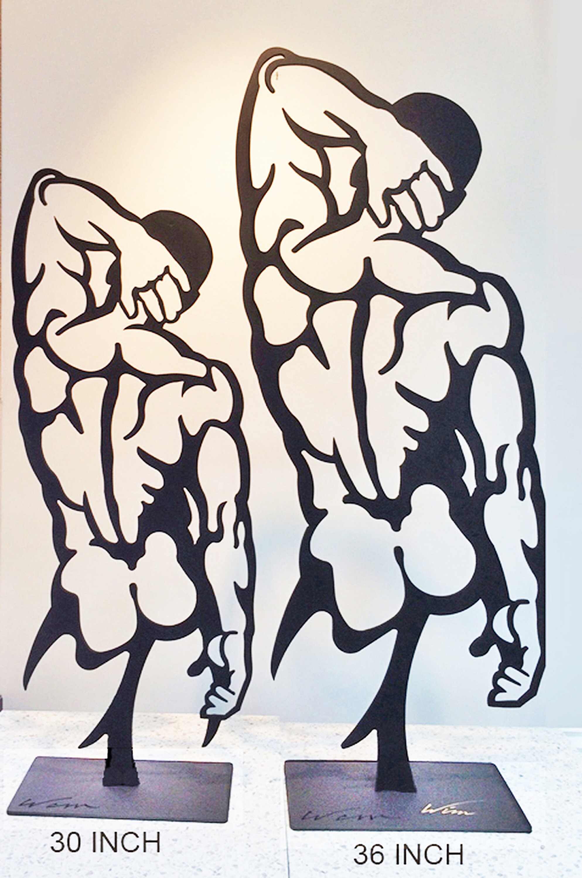 MAX BACK 30 Inches Limited Edition Original Modern Masculine Gay Pride