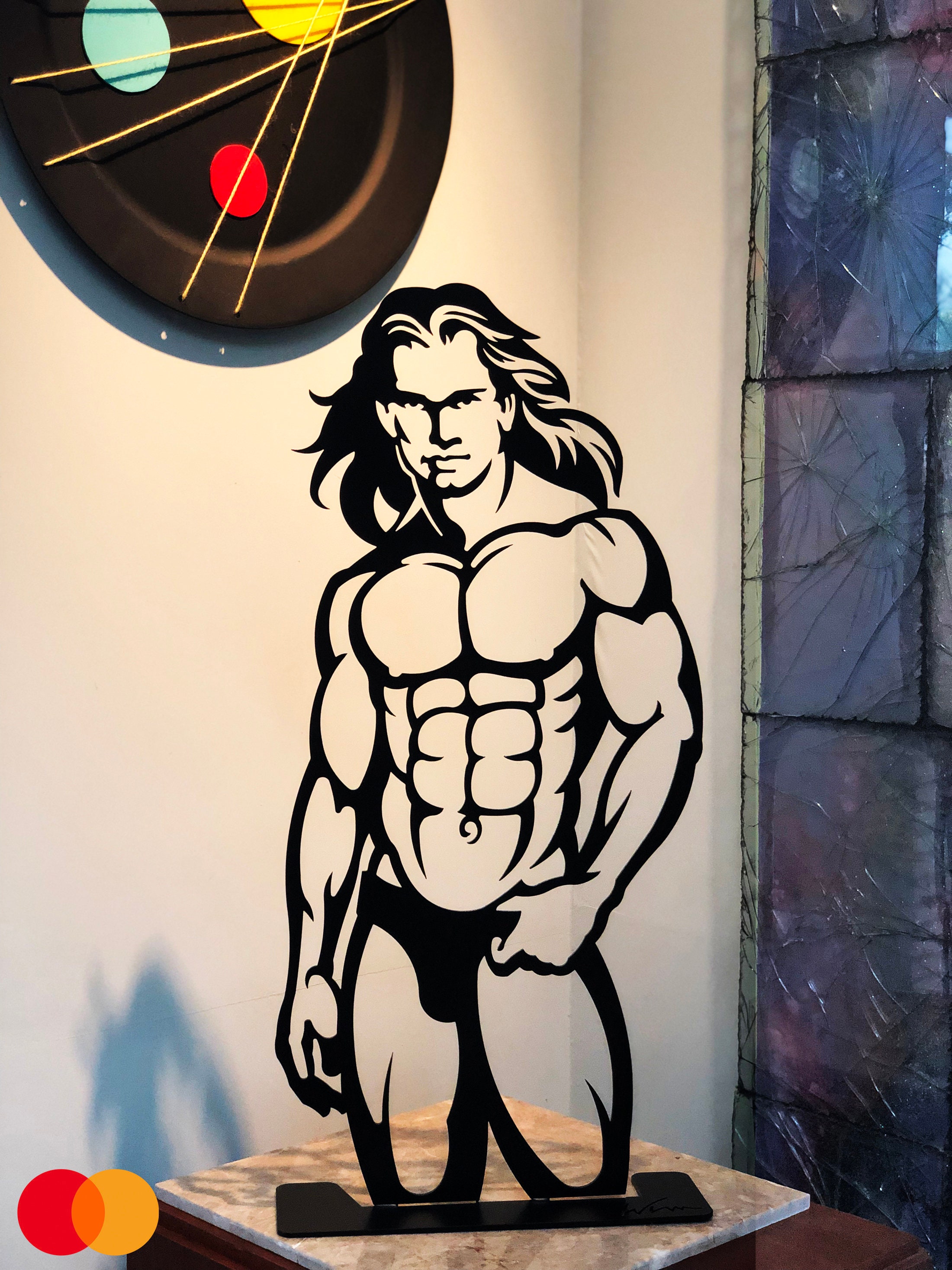 SURFS UP 23inch Steel Sculpture by Wim Griffith. Original Modern