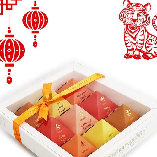 Chinese Lunar New Year Gift Box Prosperitea Etsy