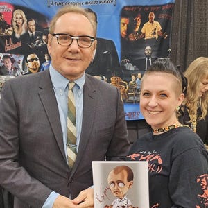 Autographed Horror-Inspired Artwork – Signed Collectible with COA – Pop Culture Memorabilia