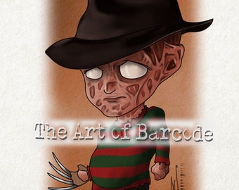 Nightmare on Elm Street 1, 2, 3, 4, 5, 6 - Freddy / Jesse / Phillip / Taryn / Debbie / Danny / Super Freddy / Carlos ART PRINTS