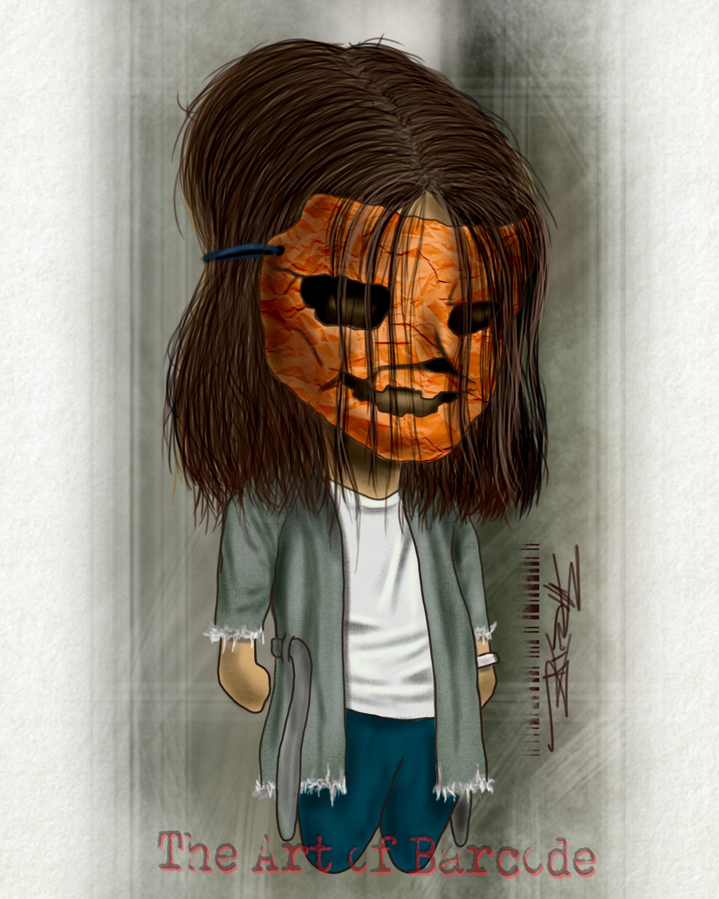 Michael Myers Halloween 2007 Rob Zombie Tributo artístico Etsy