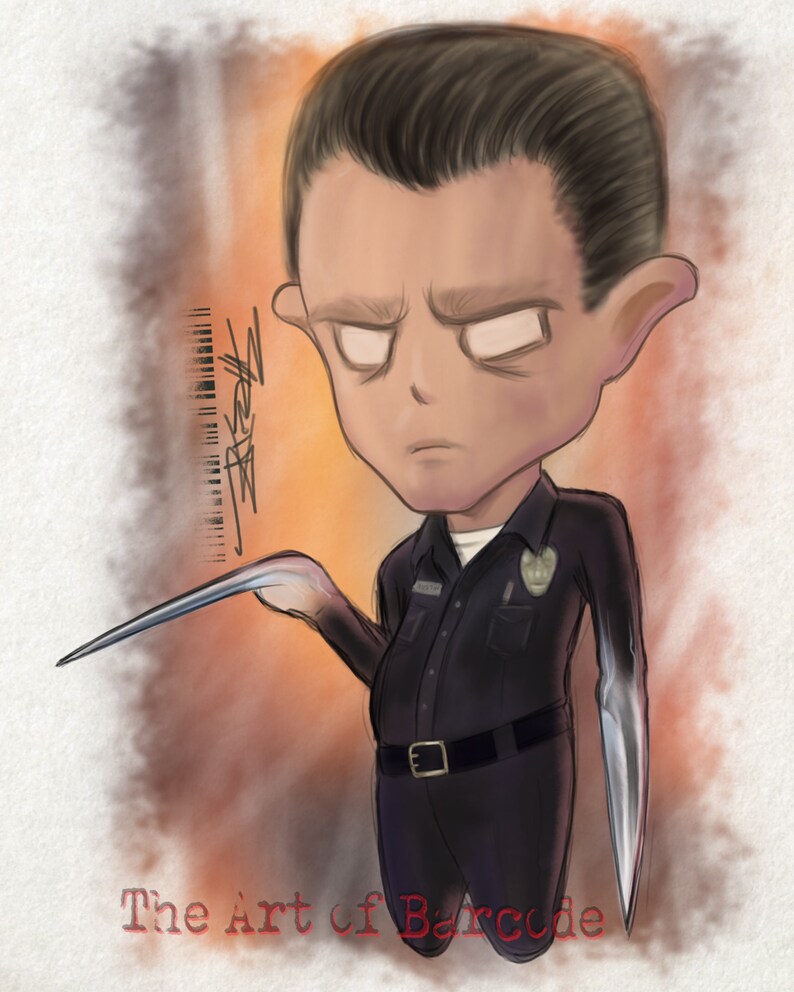 Terminator / Terminator 2: Judgment Day / T800 / T1000 / Punk | Etsy