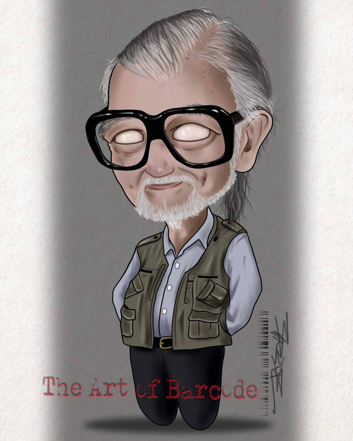 George A. Romero Artistic Tribute 8x10 Art Print | Etsy