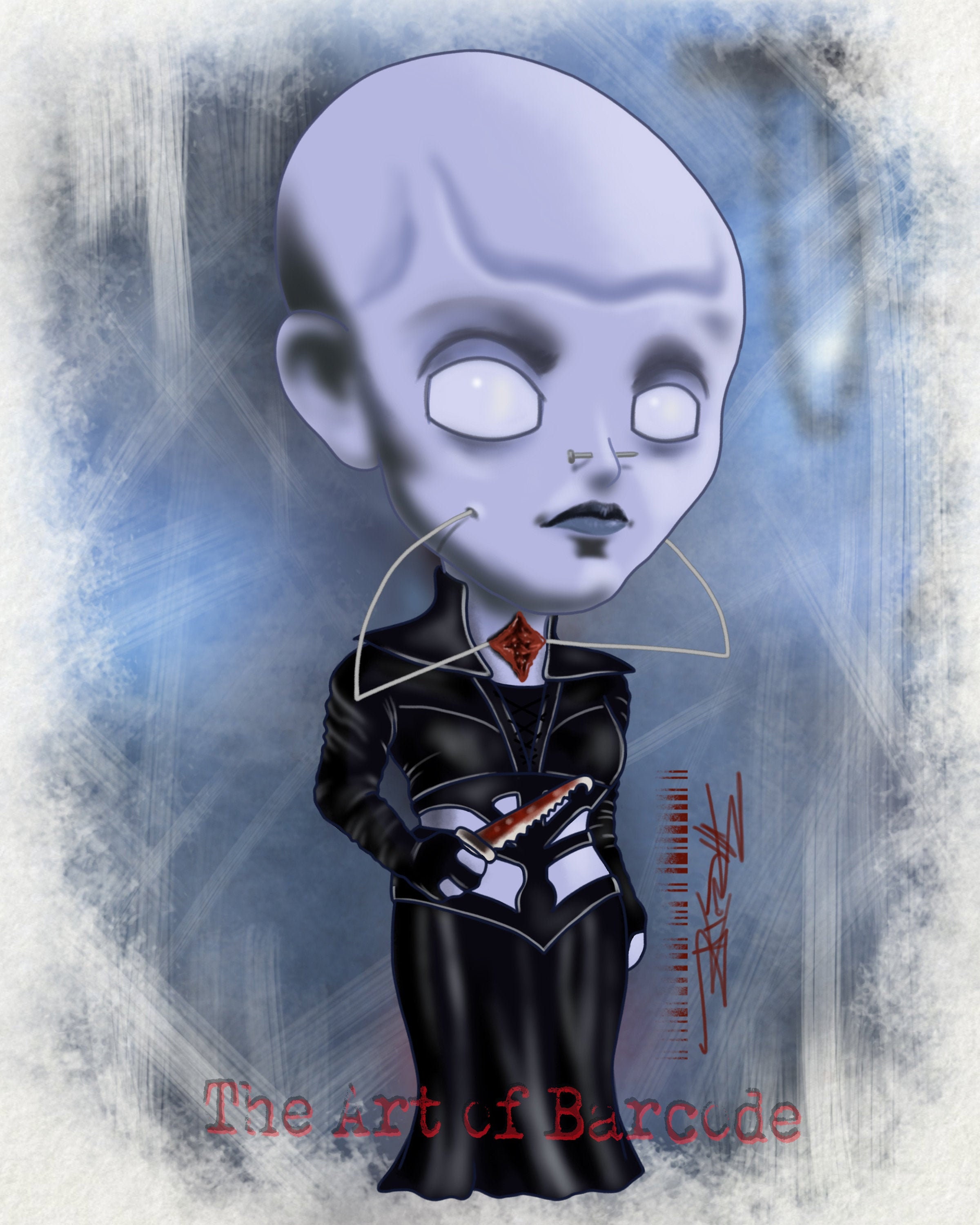 Weibliche Cenobite Hellbound Hellraiser 2 Kunstlerische Etsy