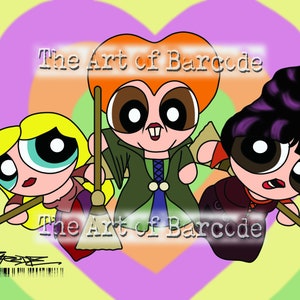 Hocus Pocus / Powerpuff Girls Mashup ART PRINT