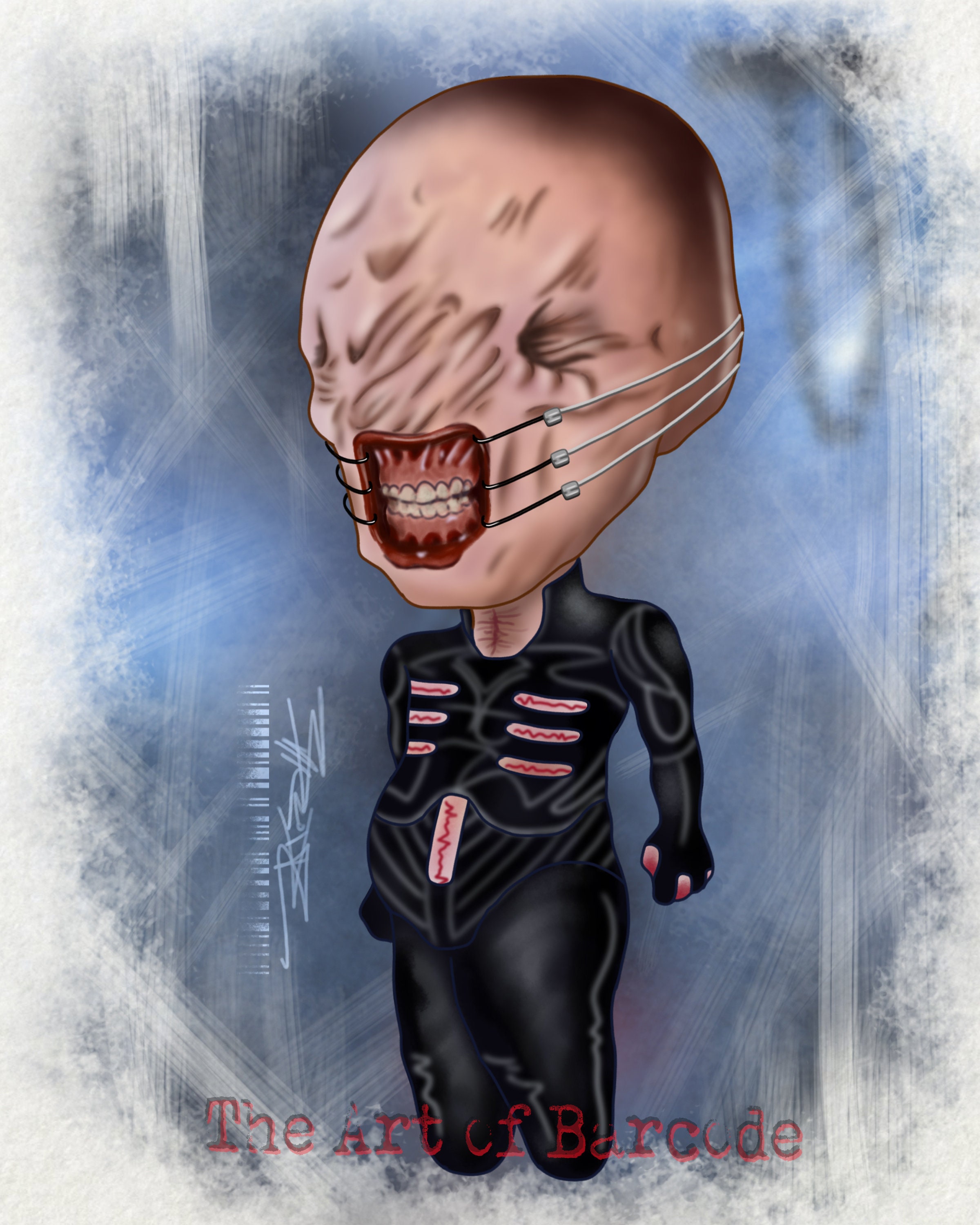 Chatterer Hellraiser Artistic Tribute 8x10 Art Print Etsy