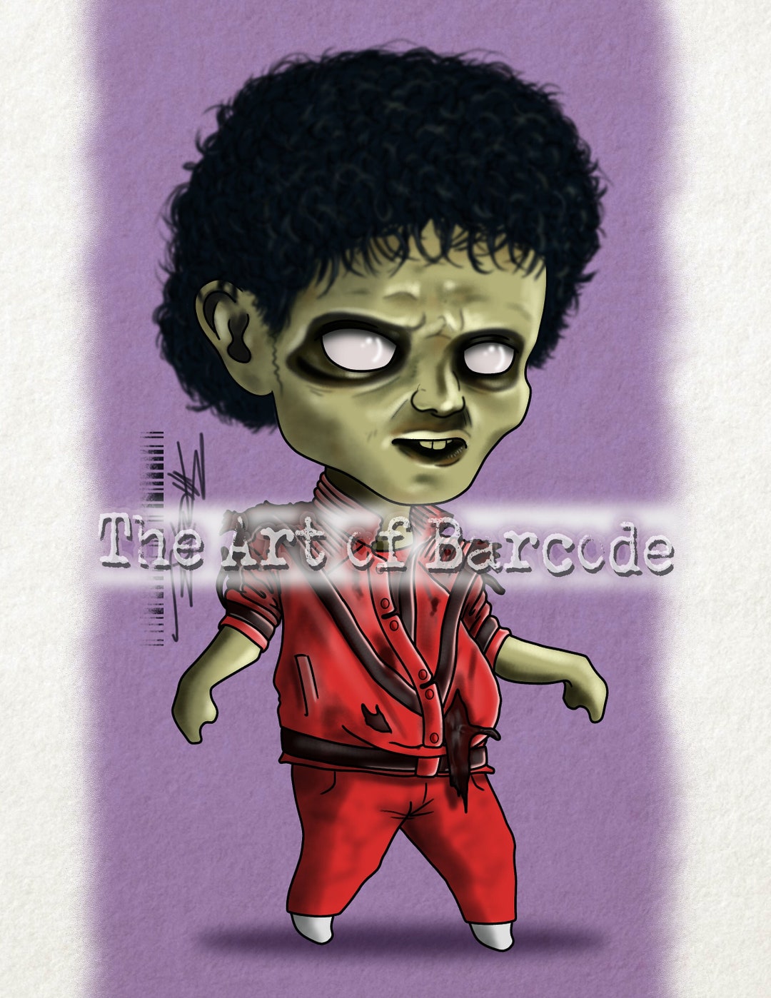Michael Jackson / Thriller / Zombie ART PRINT - Etsy