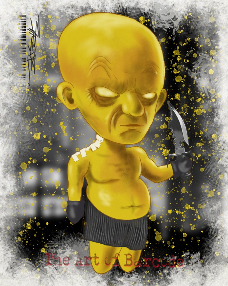 Yellow Bastard Sin City Artistic Tribute 8x10 Art Print Etsy