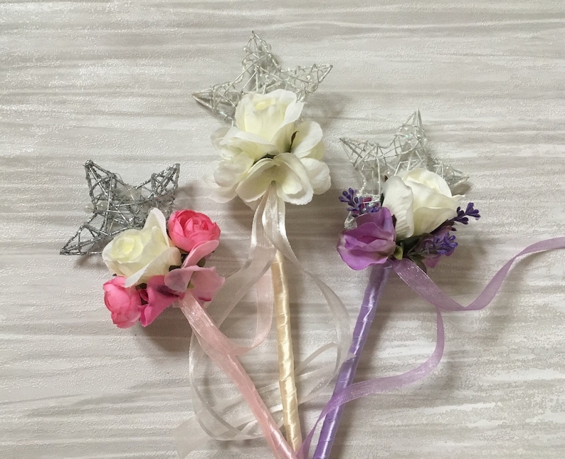 Flower Girl Bridesmaid Wand Etsy UK