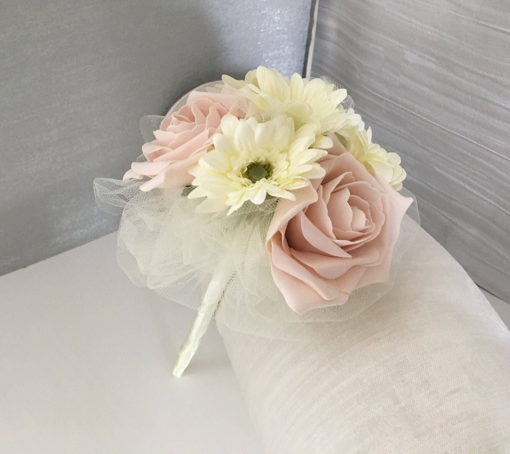 Beautiful Flower Girl Bouquet of Ivory Mini Gerberas with Etsy