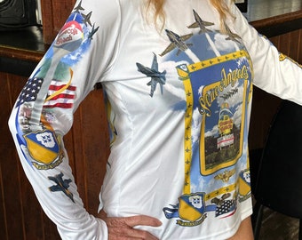 Iconica T-shirt traspirante con insegna PENSACOLA BEACH